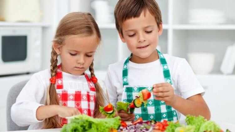 Alimentos saludables para niños en verano